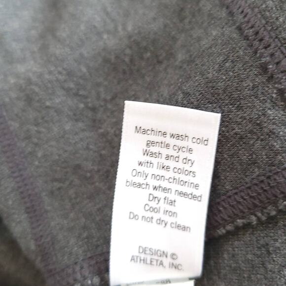 Athleta Strata Skirt A-Line Gray Cotton Zip Pockets Elastic Waist XS - Picture 12 of 12
